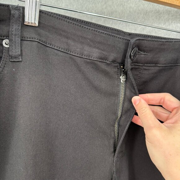 STS Blue Womens Ellie High Rise Skinny Jean Plus Size 22W Black Stretch NEW - Picture 2 of 14